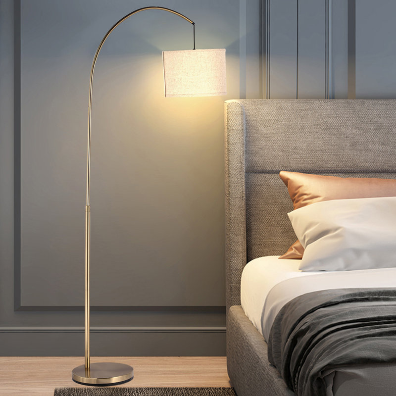 Guadalupe 66.4'' Arched Floor Lamp with Outlet