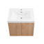 Meuble-lavabo moderne de 61 cm avec lavabo