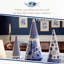 Spode Blue Italian Topiary 8"