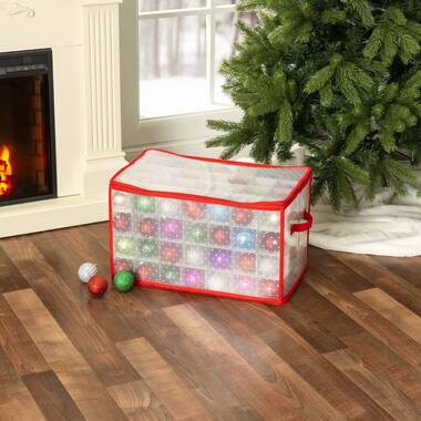The Twillery Co.® Christmas Ornament Storage with Dividers & Reviews