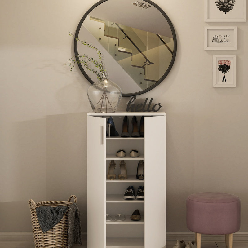 Bowry 69cm 2 Door Shoe Cabinet