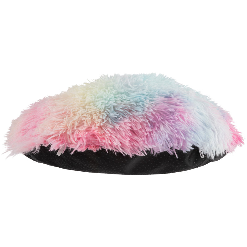 Rainbow Plush 3FT Cat Tunnel Bed with Toys