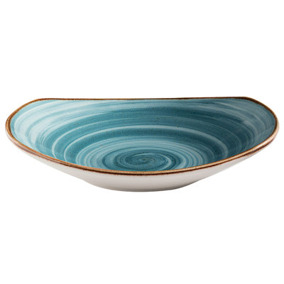 Le GE Bol à pâtes en porcelaine haute résistance, 34 onces, bleu (ensemble de 12)