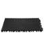 Tapis de drainage à emboîtement, matériau PP durable et modulaire à coussin d'emboîtement modulaire de 12 po x 12 po, tapis de drainage épissables, carrelage de drainage et tapis antidérapant pour garage, jardin, cuisine et extérieur-116451174