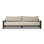 Chapman Outdoor Metal Sofa-106"-Bronze