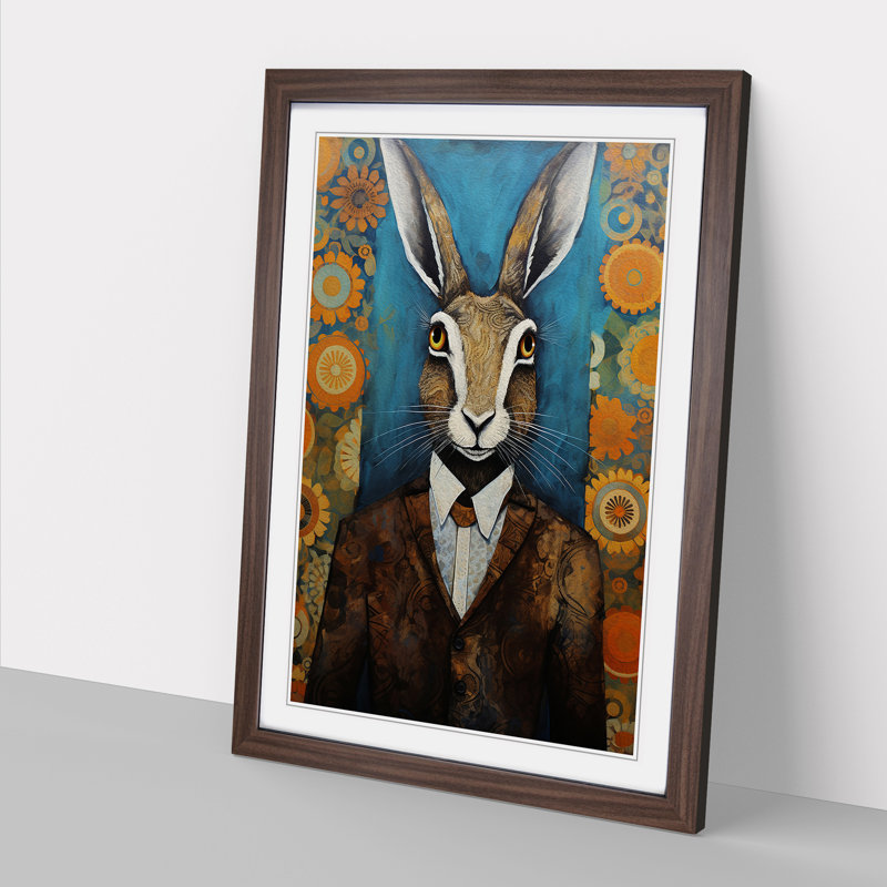 Hare Expressionism No.2 - Framed Print
