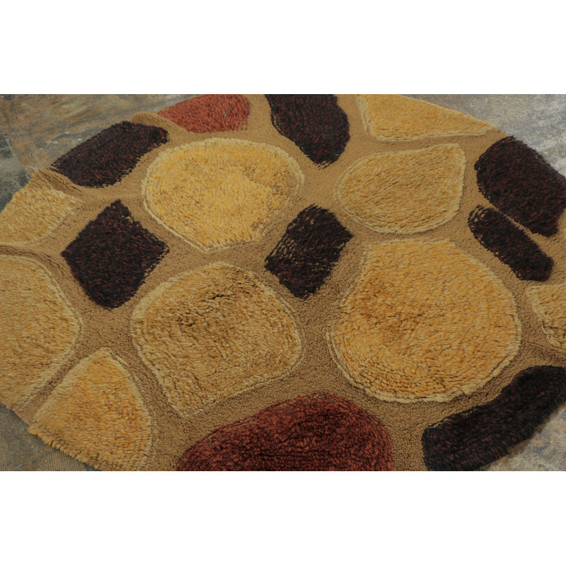 One-of-a-Kind 4' Hand Knotted Area Rug