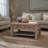 Ballindam Solid Wood 4 Legs Coffee Table with Storage