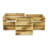 Farmstead Set of 3 Rustic Wood Storage Crates with Aged Brown Finish-305256270
