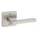 Halifax Single Dummy Door Lever with Square Rosette