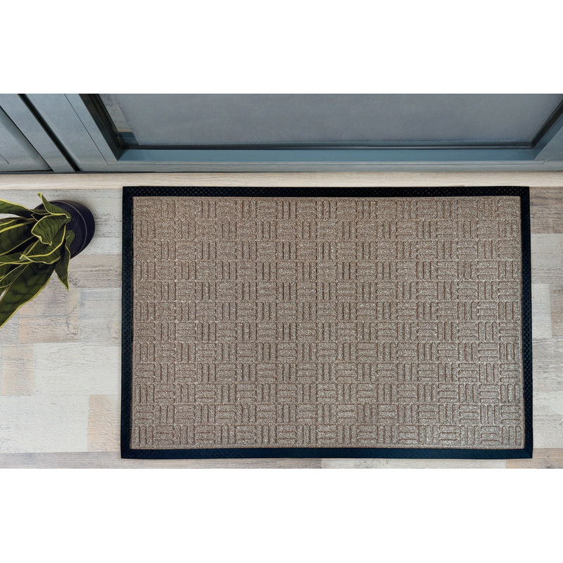 Fordville Non-Slip Doormat, Beige, 36" W x 60" L
