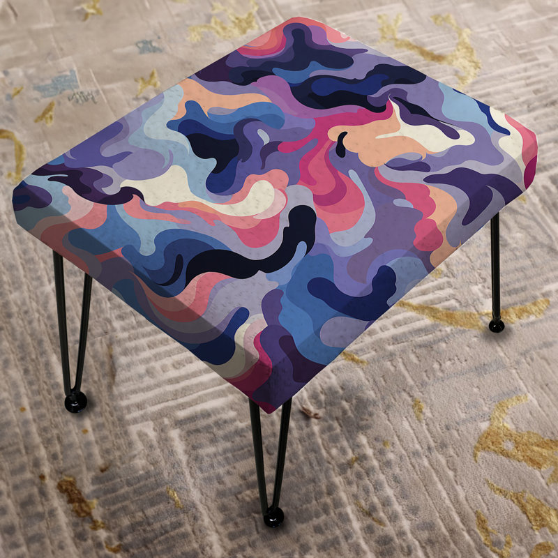 Repose-pieds pourpre et rose Mystic Reverie - Camouflage