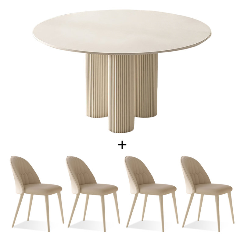 Ensemble de table de salle à manger pour 4 personnes, H 29,53 po x L 39,37 po x l 39,37 po