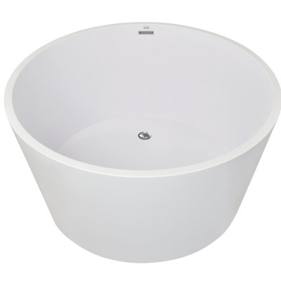 Mizu 52'' x 52'' Air Solid Surface Bathtub