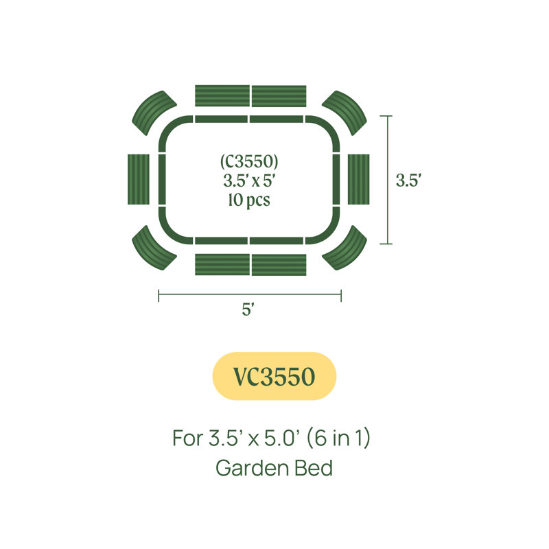 Support à plantes, H 36 po x l 42 po x P 60 po