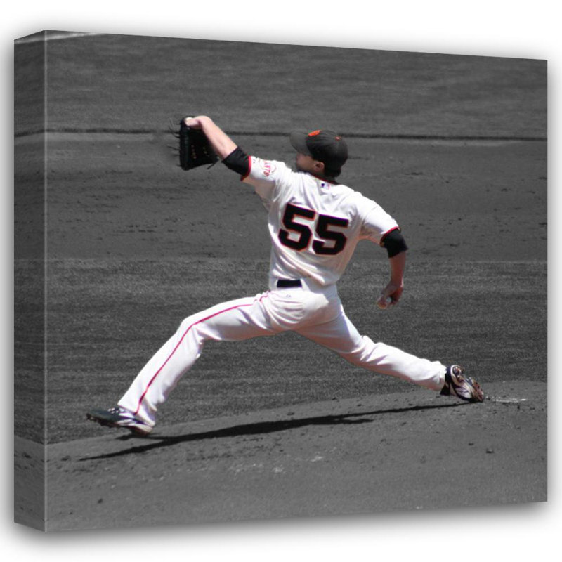 Tim Lincecum, 15" H x 15" W