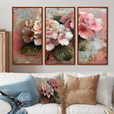 Baio Hydrangea Country Charm III - Hydrangea Wall Decor Set