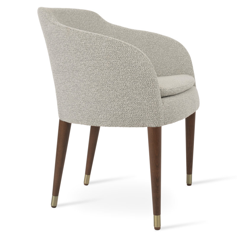 Chaise de salle à manger Buca, Gris clair
