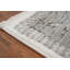 Tapis minimaliste 5 x 7 pour espaces modernes dans des tons ivoire et gris doux
