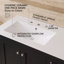 Ensemble de meuble-lavabo simple autoportant avec 5 tiroirs-844043519