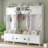 Versatile 4-in-1 Hallway Organizer with Multiple Storage Options and Stylish Design