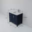 Ensemble de meuble-lavabo décalé à droite 36 po x P 22 po jacques, robinet et miroir 34 po.-66637673-90700291