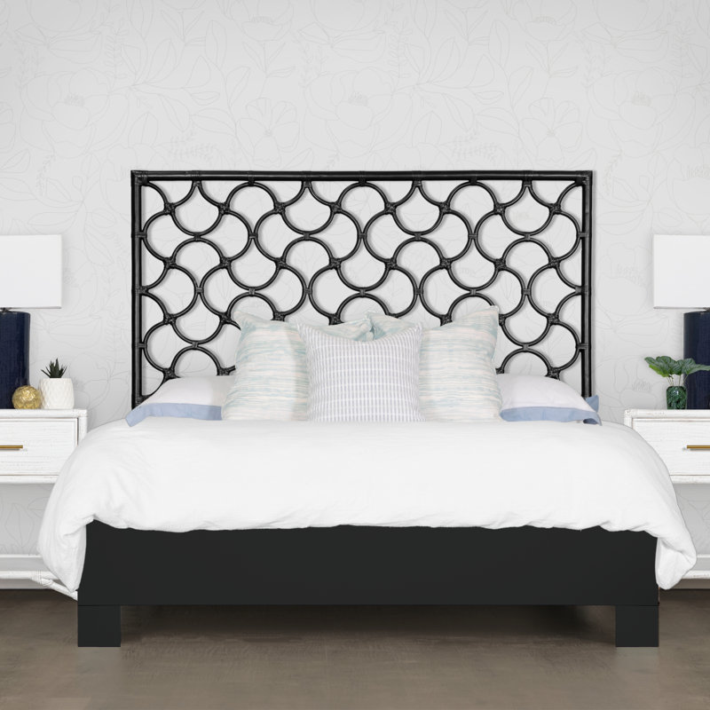 Lit plateforme Mar, Simple extra long, Noir