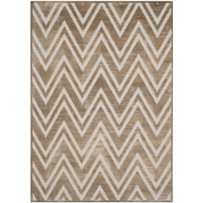 Arriaga Chevron Viscose Hand Woven Area Rug