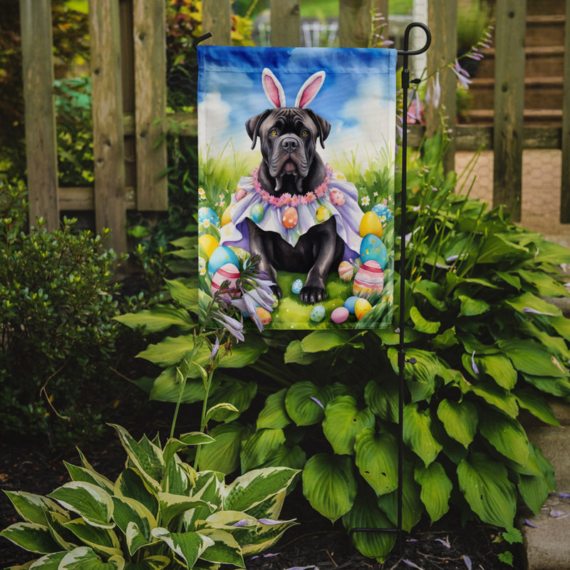 Easter Egg Hunt Double Sided 15.5 in. H x 11.25 in. W Polyester Easter Garden flag