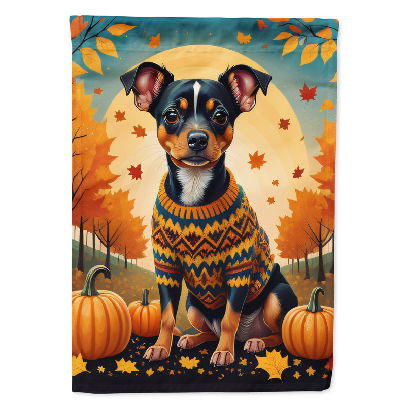 Drapeau de jardin miniature Pinscher