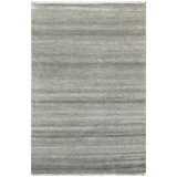 One-of-a-Kind Rectangle 6'1" x 9'2" Area Rug in Silver/Charcoal