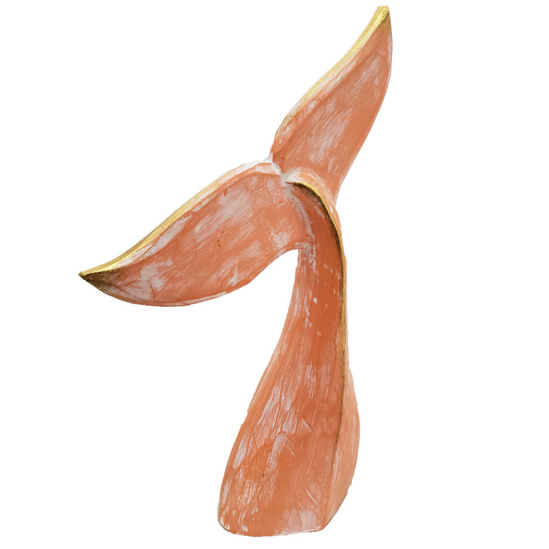 Sidra Animals Figurines & Sculptures, 12" H x 8" W x 2" D, Orange