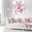 Mignonne fleur de magnolia rose clair - coussin à imprimé floral-29963095-29961361