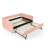 Full Size Daybed with Twin Size Pop-up Trundle Upholstered Tufted Sofa Bed-126758437