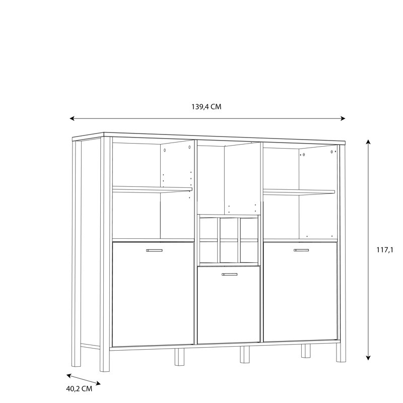 Lorrayne Display Cabinet