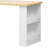 Kitchen Island With Extendable Dining Table For 4-6 Persons, White, Double Storage, Power Outlet, 2 Drawers, Side Shelves, Modern Chic 82.7 Inch 2-6, White Wood Grain, Double 1 Port, Type-C-1113668510