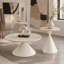 Tables basses et de cocktail modernes, aspect marbre MDF, ensemble gigogne pour la maison