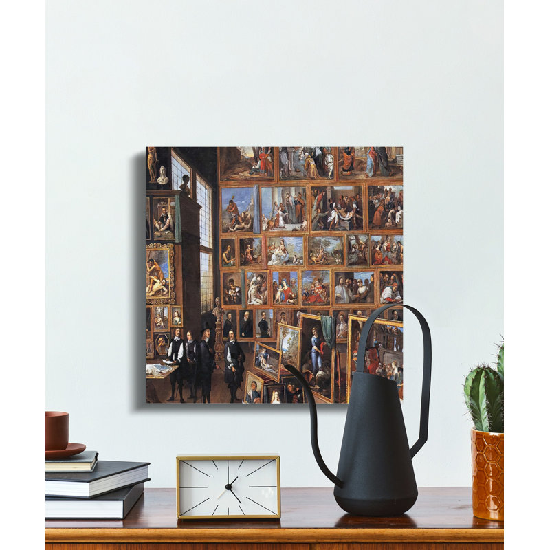 1 Piece Wrapped Canvas Wall Art Set, 16x16