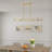 Mazelina 26 - Light Dimmable Modern Linear Chandelier