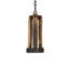 Luminaire suspendu géométrique 1 lumière Barrel Stave