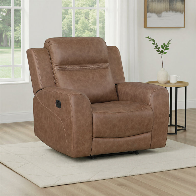 Fauteuil inclinable manuel transitionnel 38 po Neleh, Brun
