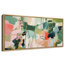 «Mid Century Shape Colorful Abstraction Vibrant», reproduction d'art sur toile-98041898-111376732