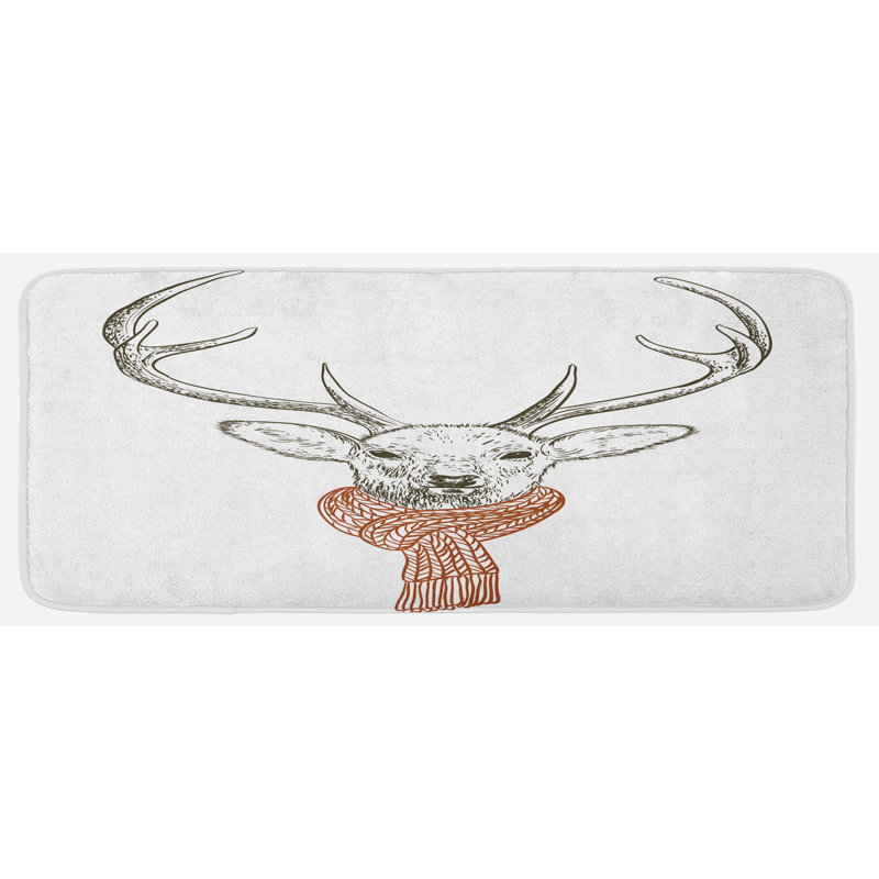 Tapis de cuisine antlers