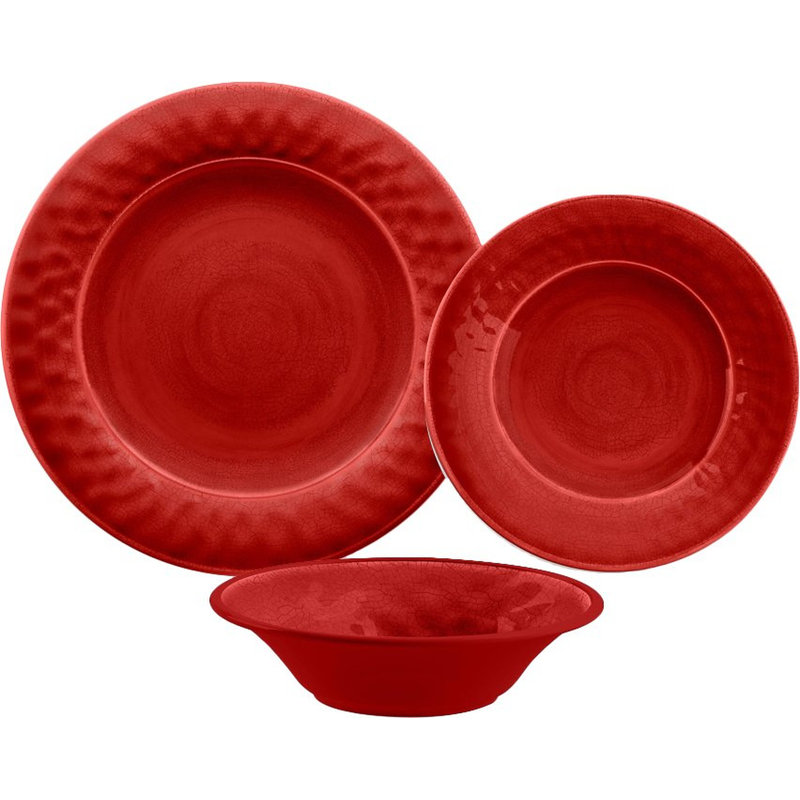 Fiskeville 500ml Pasta Bowl, Red