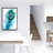 Long Peacock Feather Print On Canvas-698445402