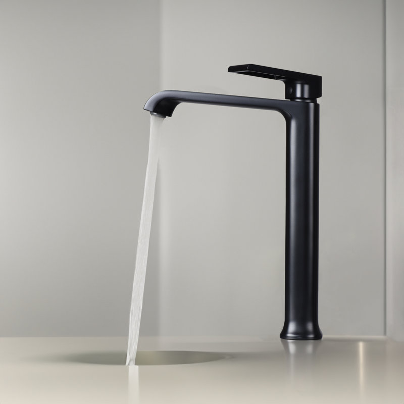 Brushed Gold Single Handle Vessel Sink Faucet