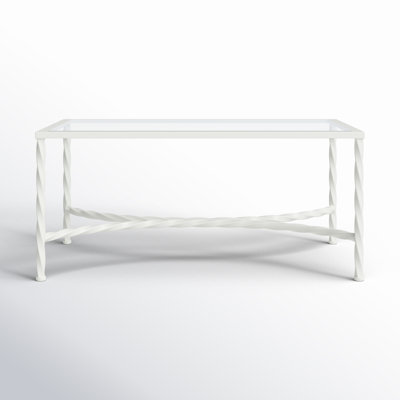 Keely Glass Top Coffee Table