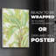 Island Leaf Fresco II - impression sur toile seulement - NON CADRE