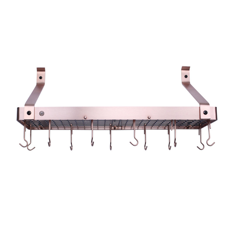 Handcrafted Gourmet Wall Mounted Pot Rack