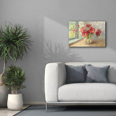 «Poppies In» par Danhui Nai, art mural sur toile